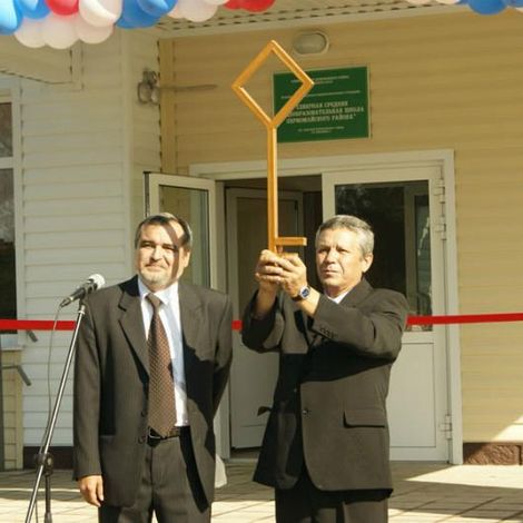 Открытие школы в поселке Северный. Фото Алены Ведерниковой